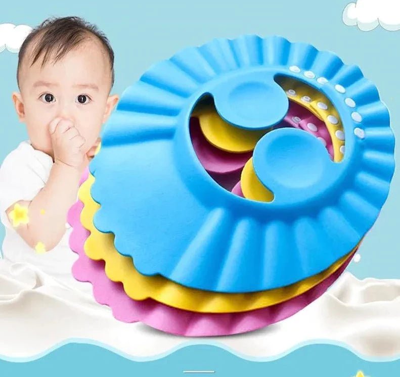 Visière chapeau pour douche bébé I ShampooCap™ - MommyLouve