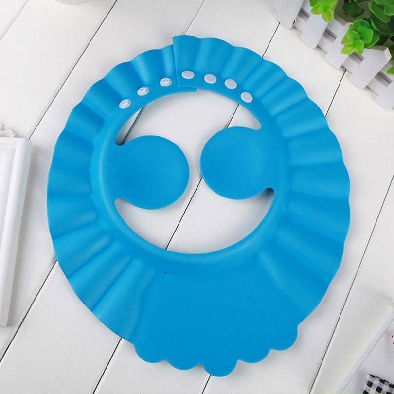 Visière chapeau pour douche bébé I ShampooCap™ - MommyLouve